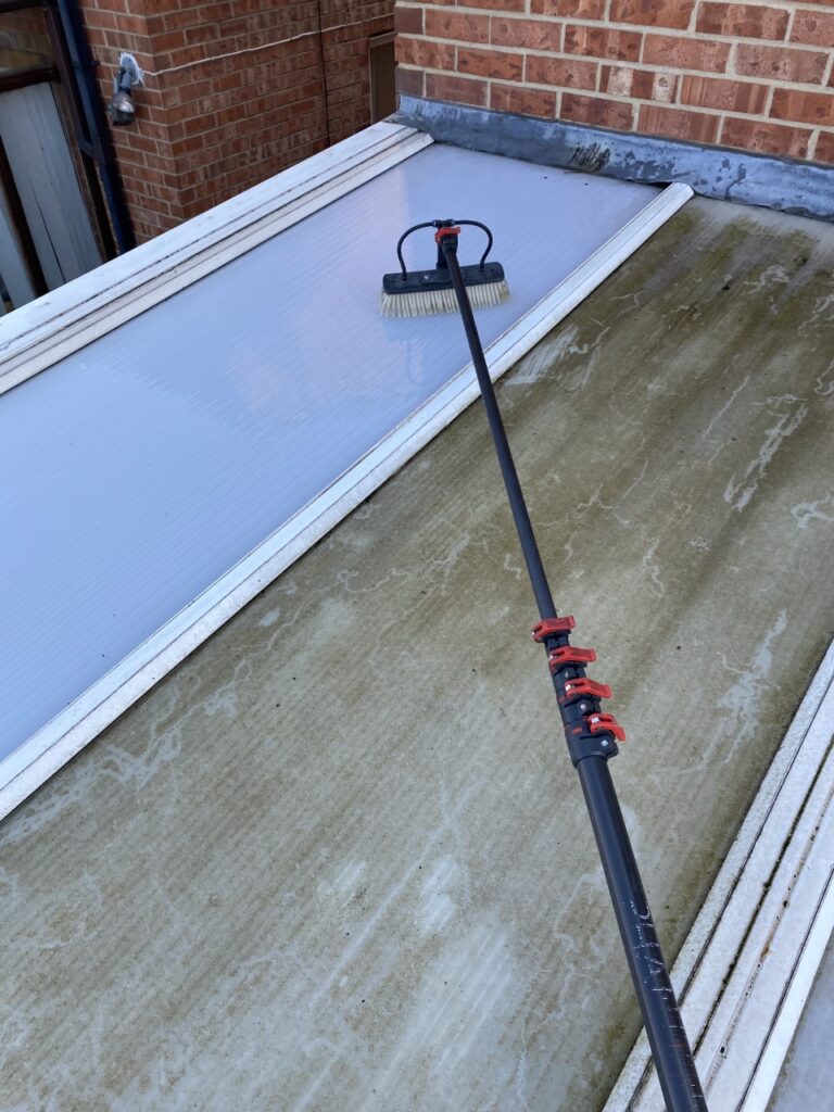 Conservatory Roof Cleaning - Before and After