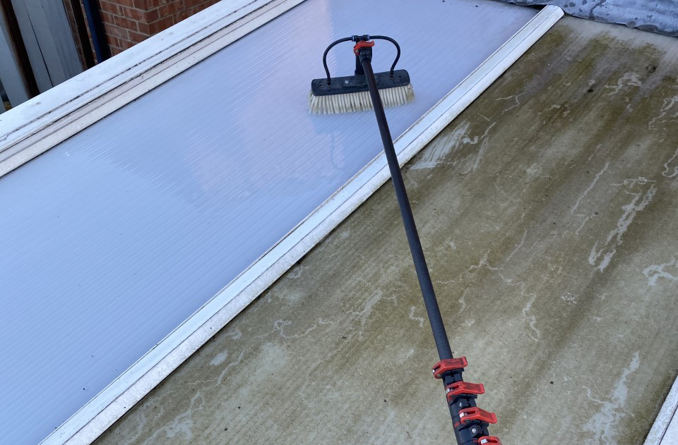 Conservatory Roof Cleaning - Before and After