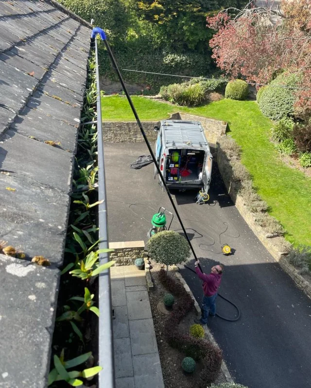 This is why you should get your gutters cleaned regularly! 😬😵 #guttersucker #guttercleaning #richmond #maintenance #sun