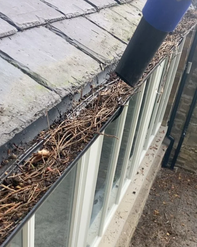 Big day of window cleaning today but we kicked it off with a gutter clean made easy by our @guttersuckerdirect #windowcleaning #richmond #nunthorpe #guisborough #acklam #normanby #localbusiness #guttercleaning